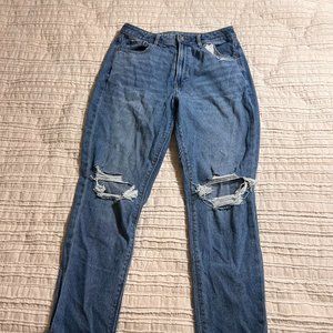 American Eagle Mom Jean Distressed